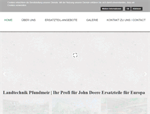 Tablet Screenshot of pfundmeir.de